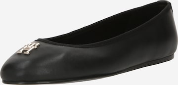 TOMMY HILFIGER - Bailarina en negro: frente