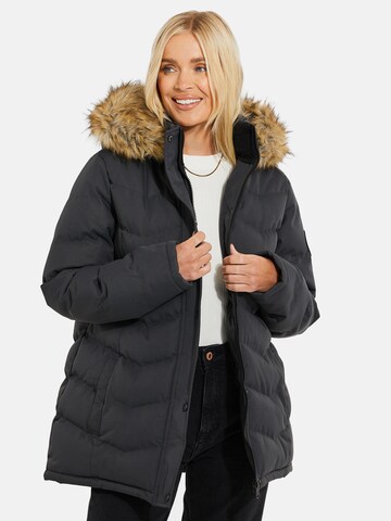 Threadbare Winterjas in Zwart: voorkant