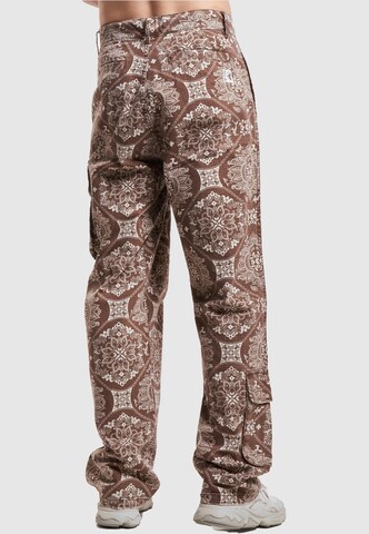 Loosefit Pantalon cargo Karl Kani en marron