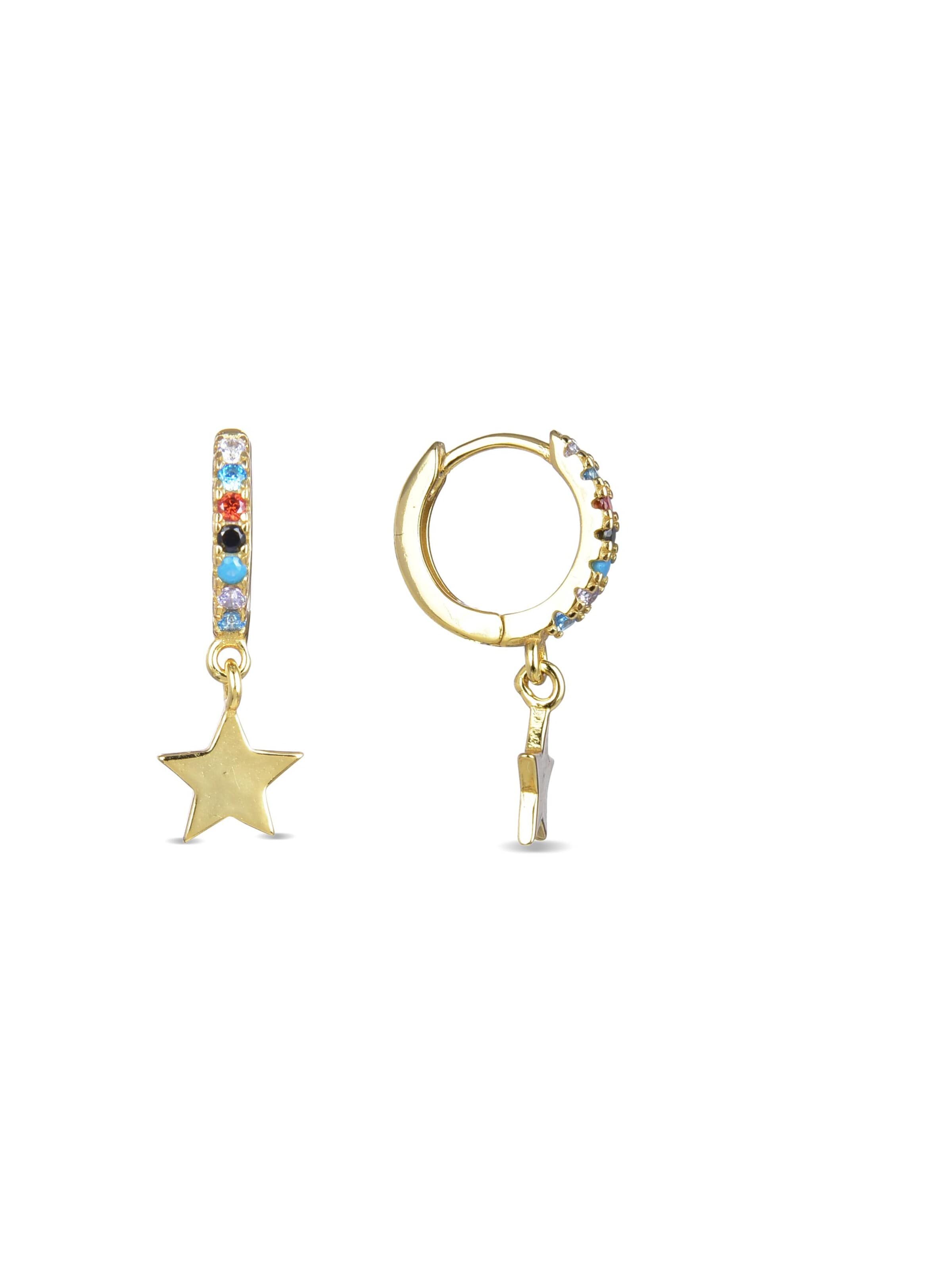 Luxenter Earrings 'Libe' in Mixed colors: front