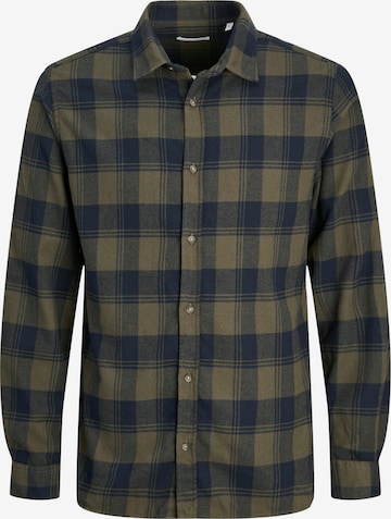 JACK & JONES Slim Fit Hemd 'JJJoshua' in Grün: Vorderseite