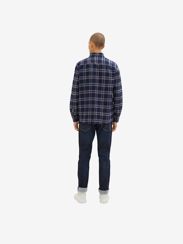 TOM TAILOR Comfort fit Overhemd in Blauw