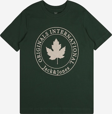 Jack & Jones Junior Shirt 'RIVERSIDE' in Green: front