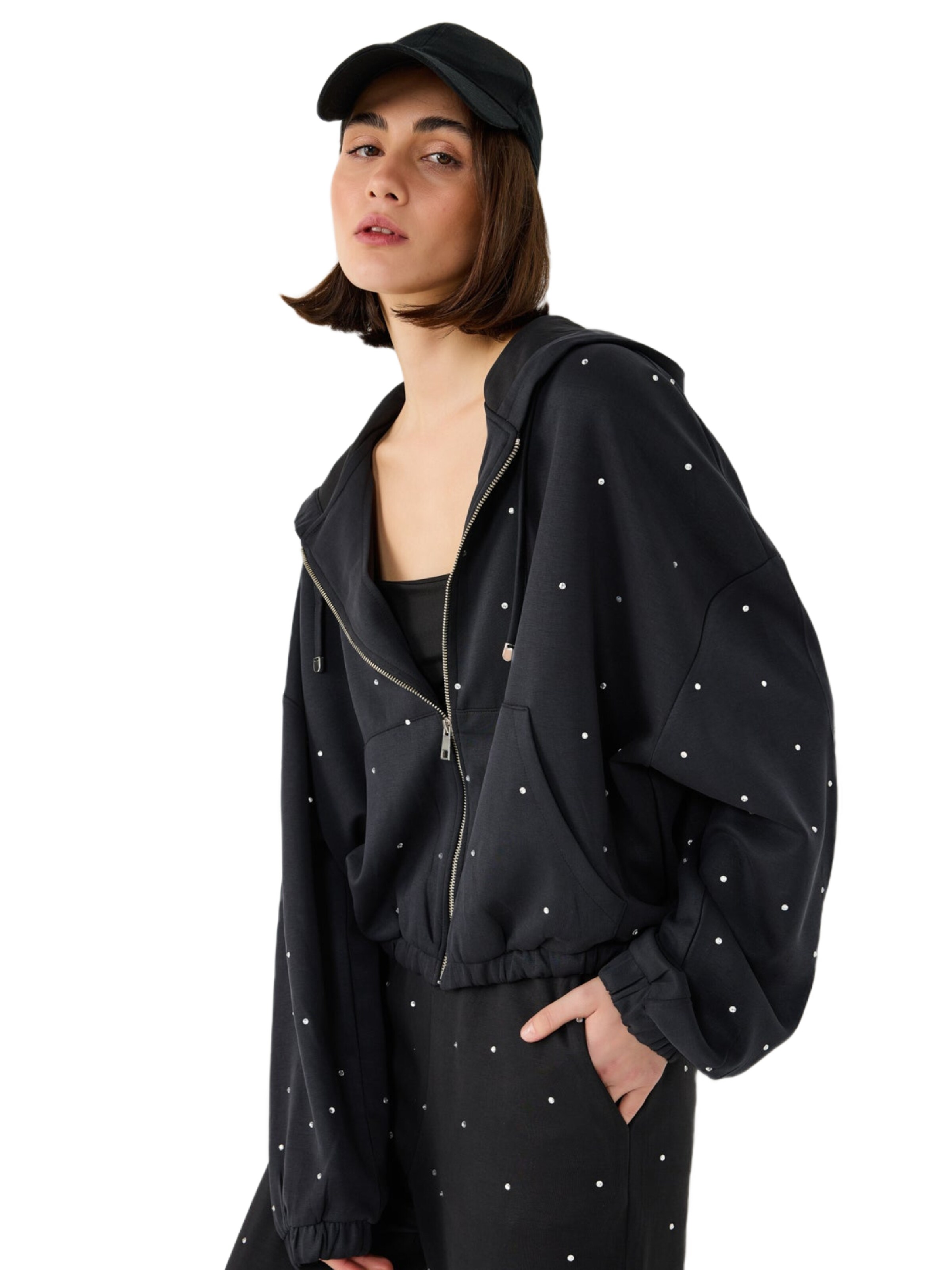 No Matter What Sweatshirt in Black: front