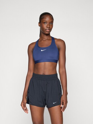 NIKE Bustier Sportmelltartók 'SWSH' - kék: elől