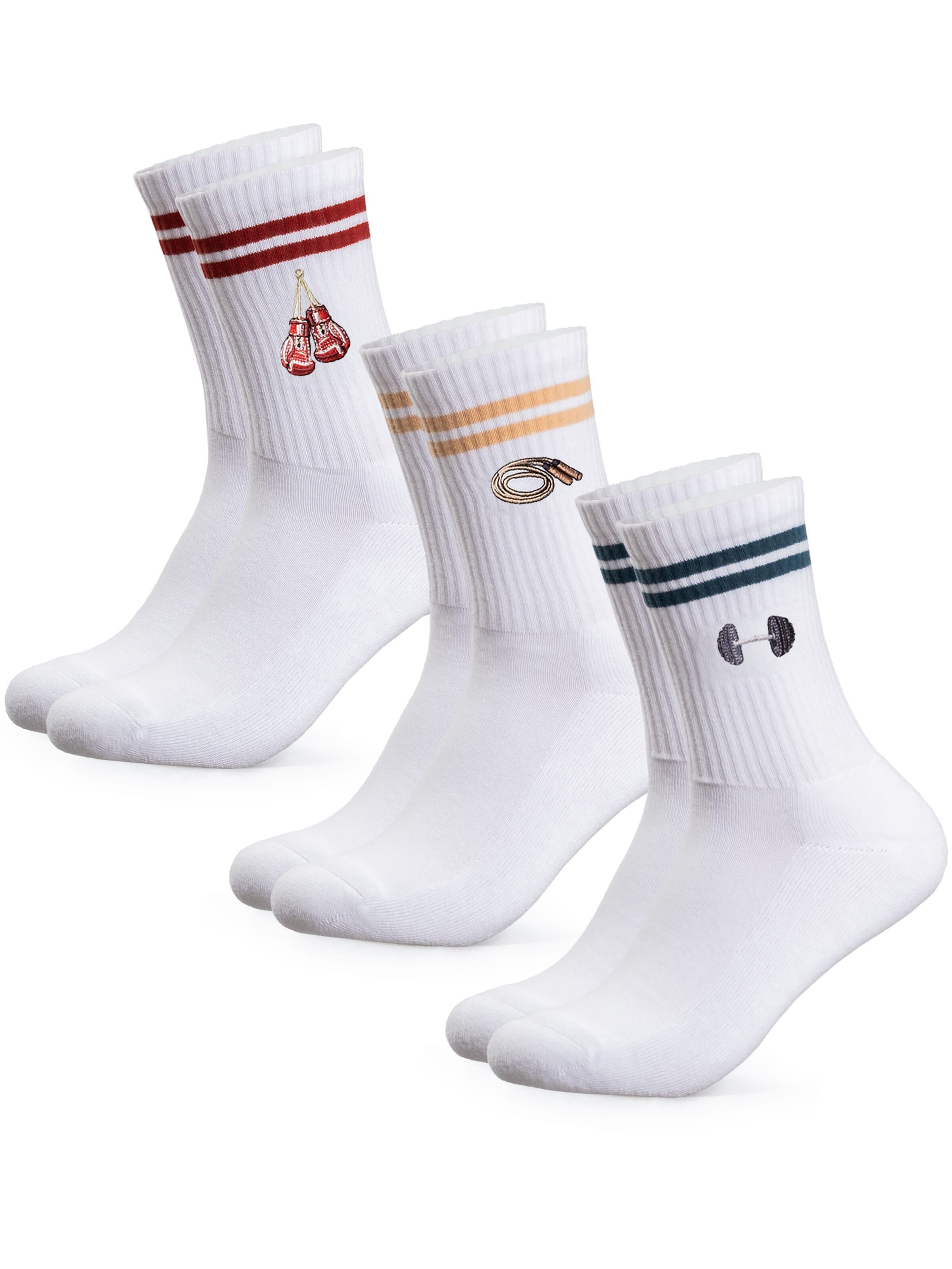 Occulto Sports socks 'Rio' in White: front