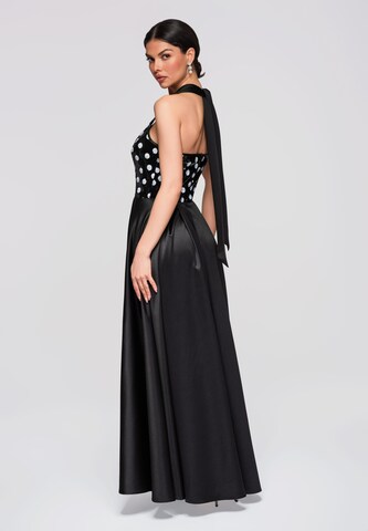 Robe de soirée Ombre en noir