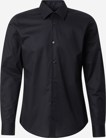 Chemise 'Pierce' JOOP! en noir : devant