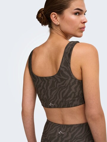ONLY PLAY Bralette Sports Bra 'ONPDANA-2' in Brown
