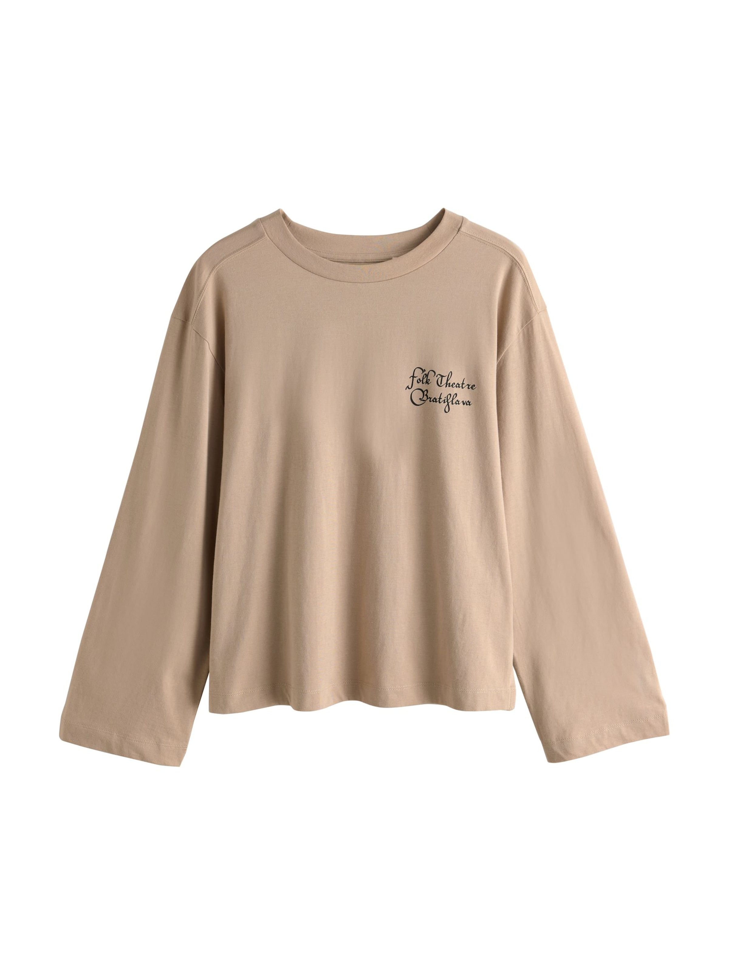 Next Tričko - Hnedá: predná strana