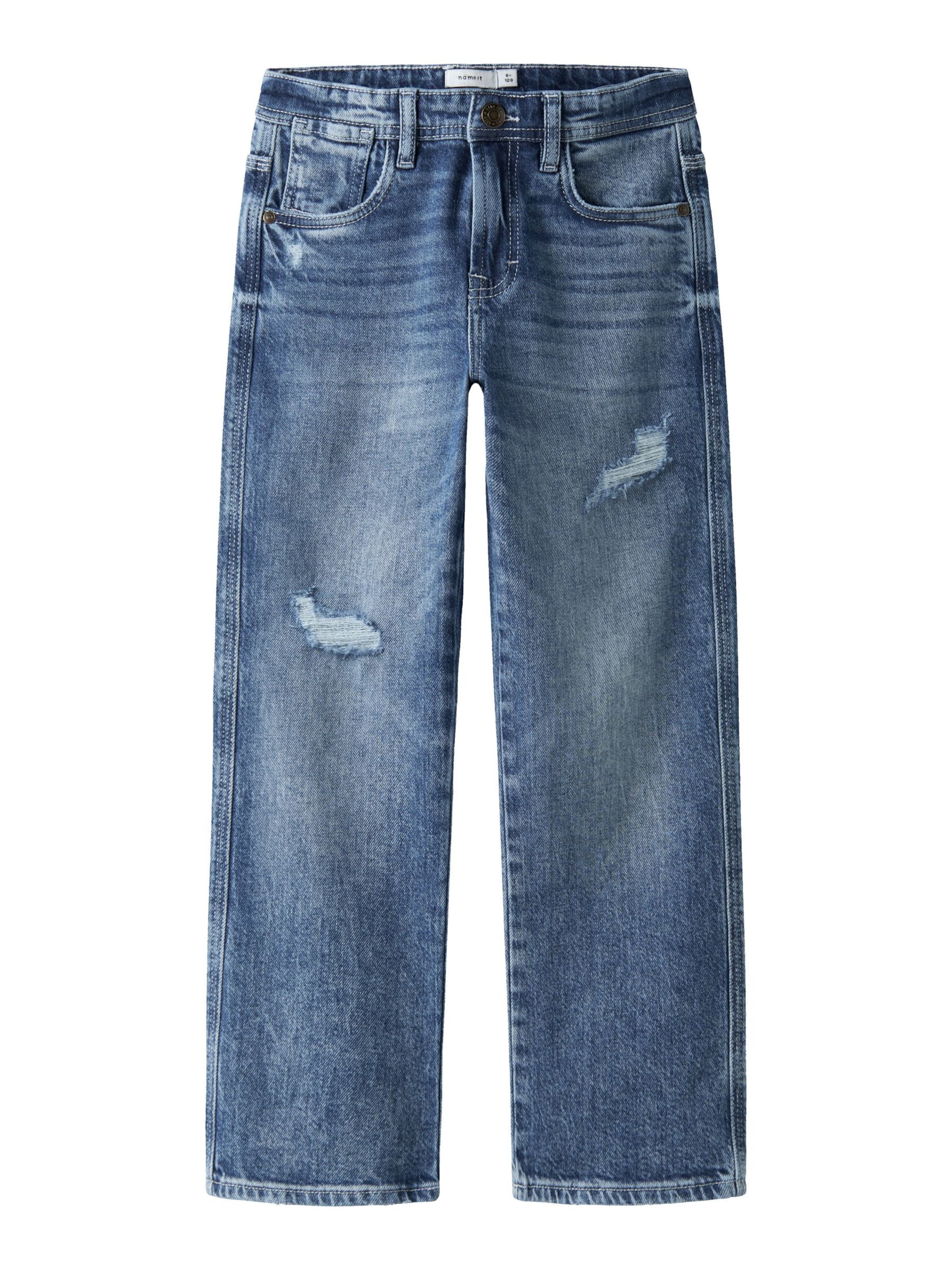 NAME IT Baggy Jeans i blå: forside