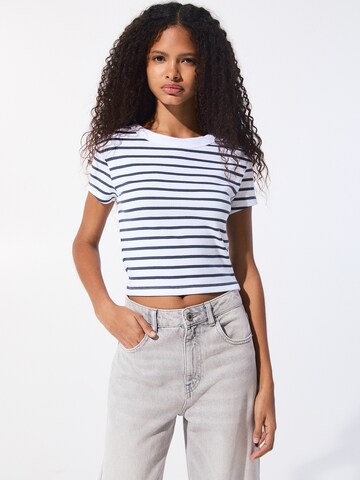 Pull&Bear Tričko – modrá