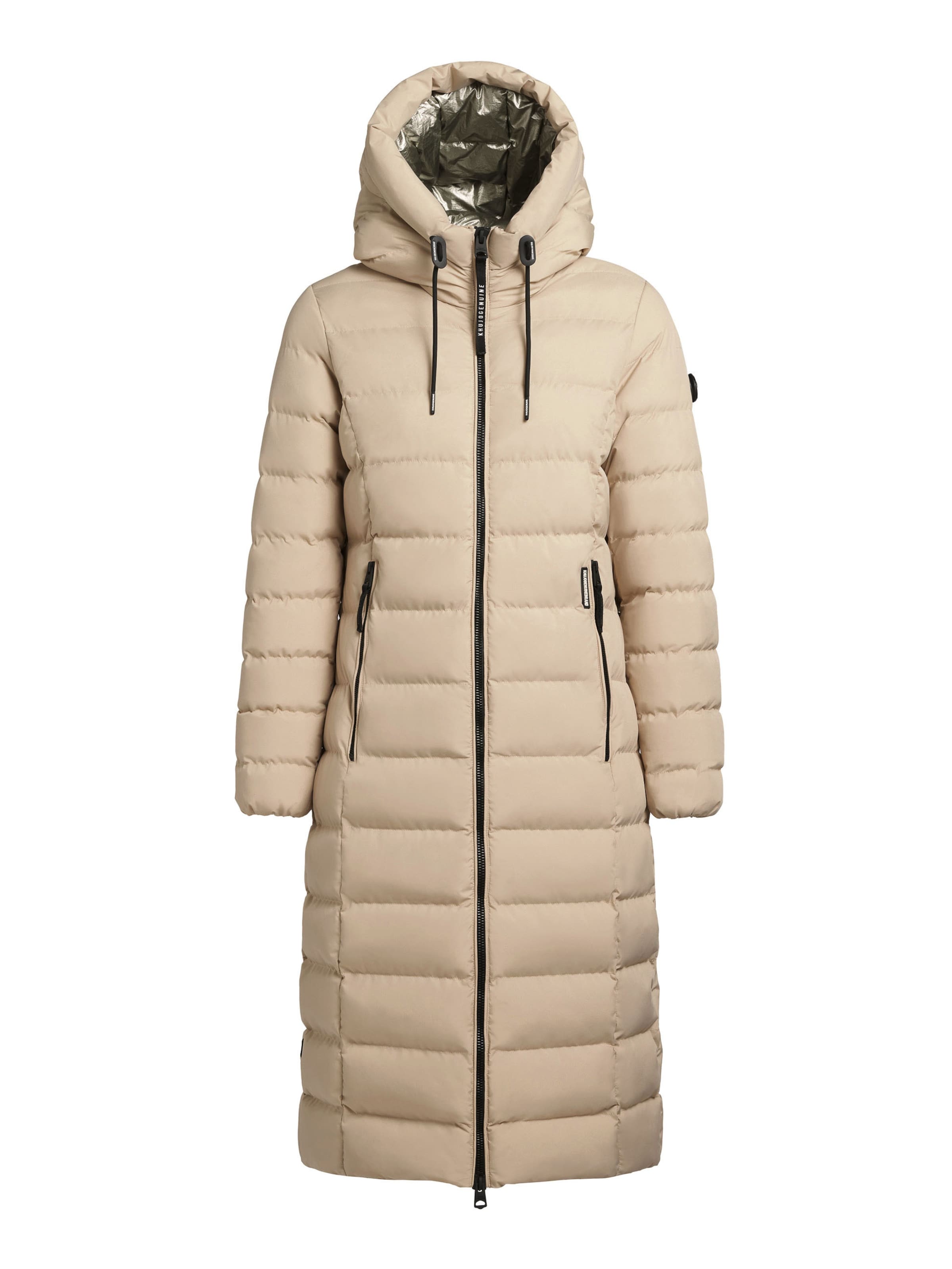 khujo Wintermantel 'Simmie' in Beige: Vorderseite