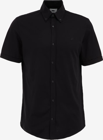 Chemise WE Fashion en noir : devant