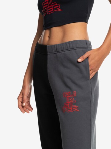 QUIKSILVER Tapered Workout Pants 'UPSIDEDOWN' in Black