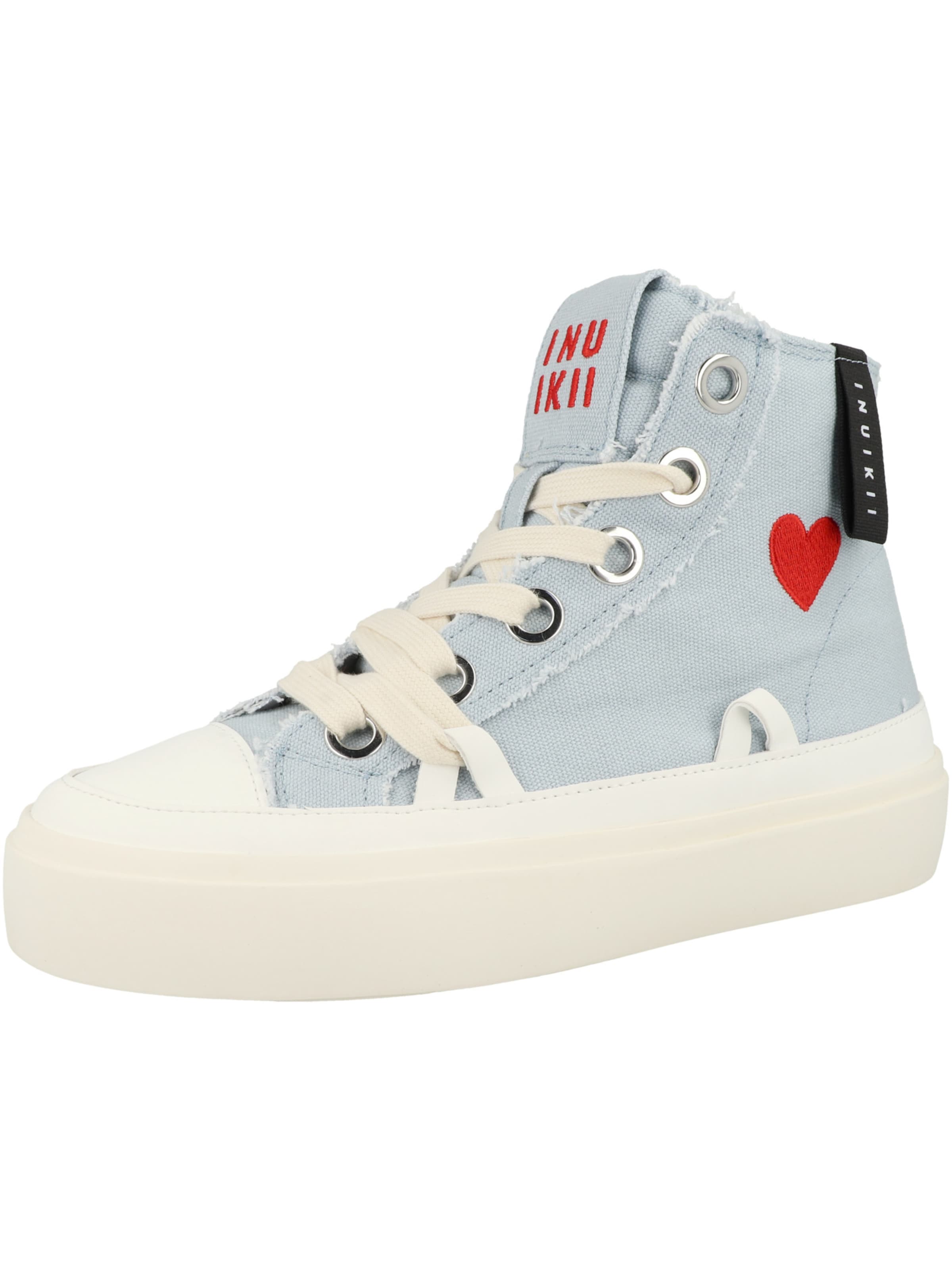Sneaker alta 'Matilda' di INUIKII in blu: frontale