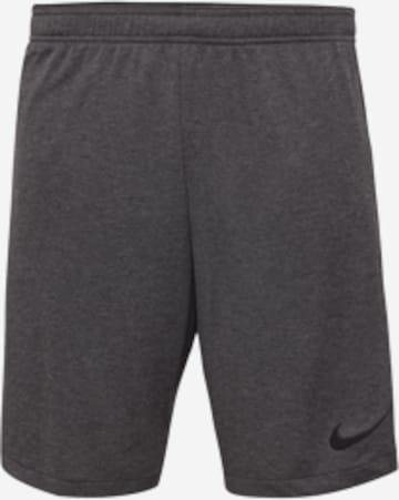 NIKE Regular Workout Pants in Black: front