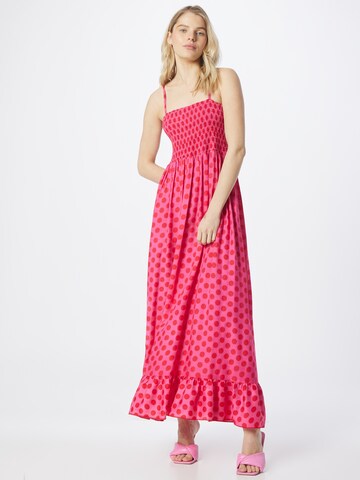 Zwillingsherz Φόρεμα 'Janka' σε ροζ: μπροστά