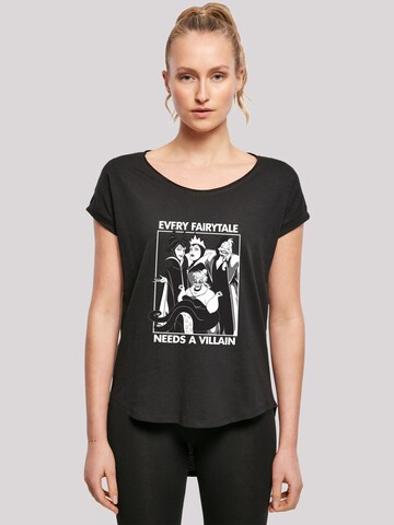 F4NT4STIC Shirt 'Disney Every Fairy Tale' in Schwarz: Vorderseite