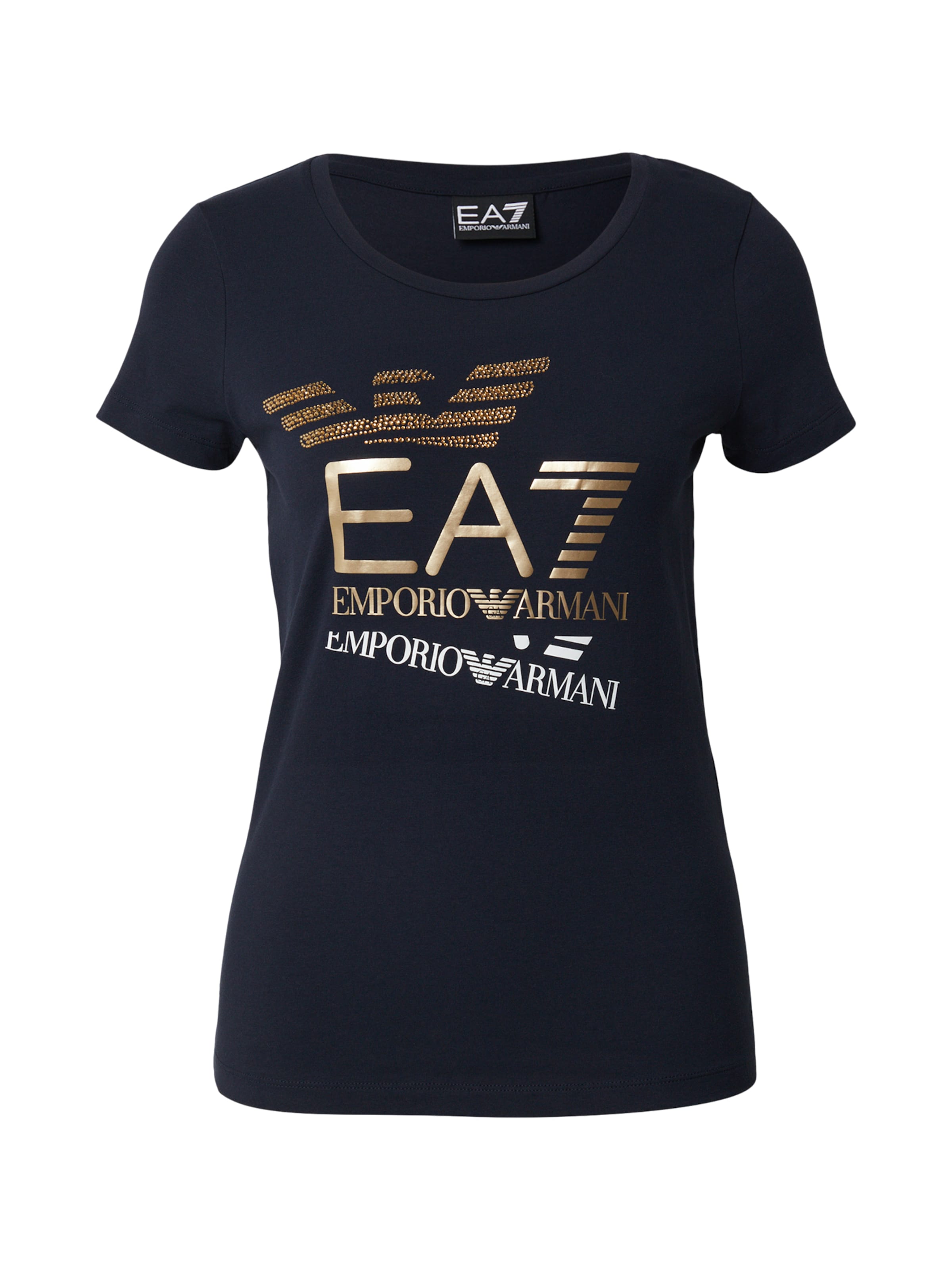 EA7 Emporio Armani T-Shirt in Blau: Vorderseite