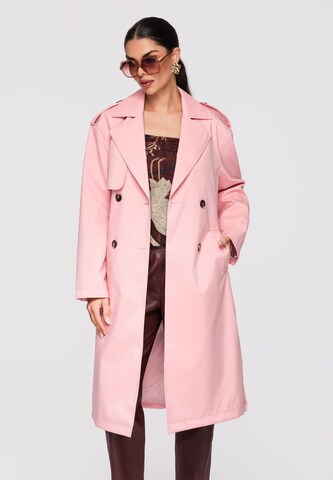 Manteau mi-saison 'OW-COLC-0117' Ombre en rose