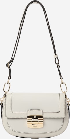 FURLA - Mala de ombro 'CLUB' em branco: frente