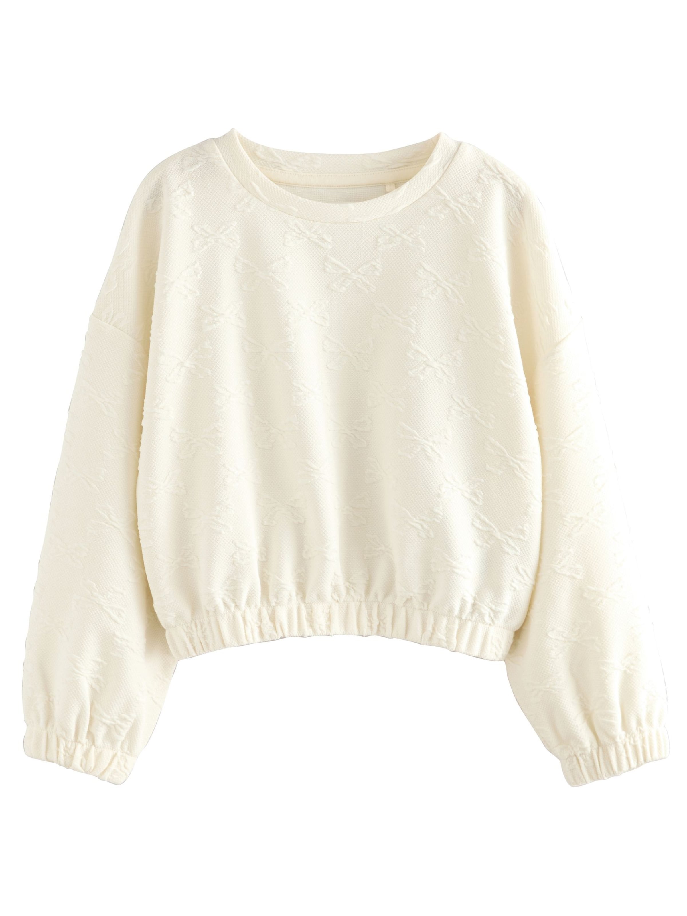 balta Next Megztinis be užsegimo: priekis