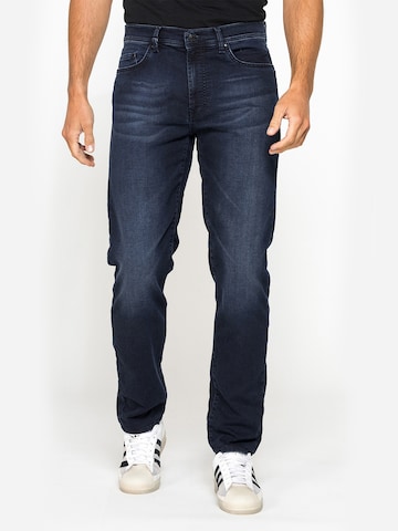 Carrera Jeans Regular Jeans 'Overdyed Passport'‌‌‌‌ in Blau