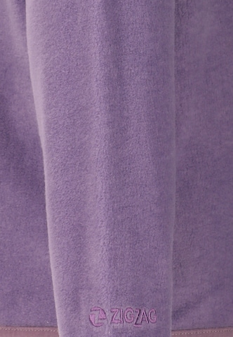 ZigZag Fleecejacke 'Lakefield' in Lila