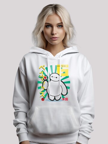 Sweat-shirt 'Big Hero 6 Baymax ' F4NT4STIC en blanc : devant