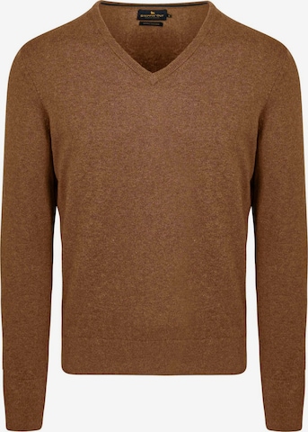 Steppin' out Pullover in Braun: Vorderseite