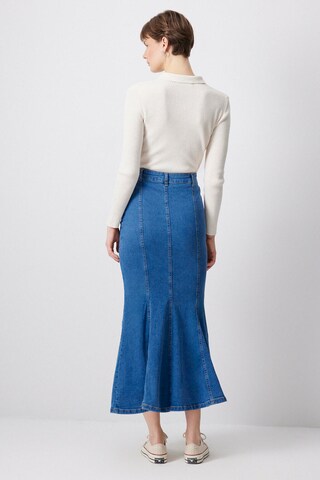 Touche Prive Rok in Blauw