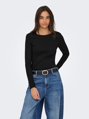 ONLY Shirt in Schwarz: Vorderseite