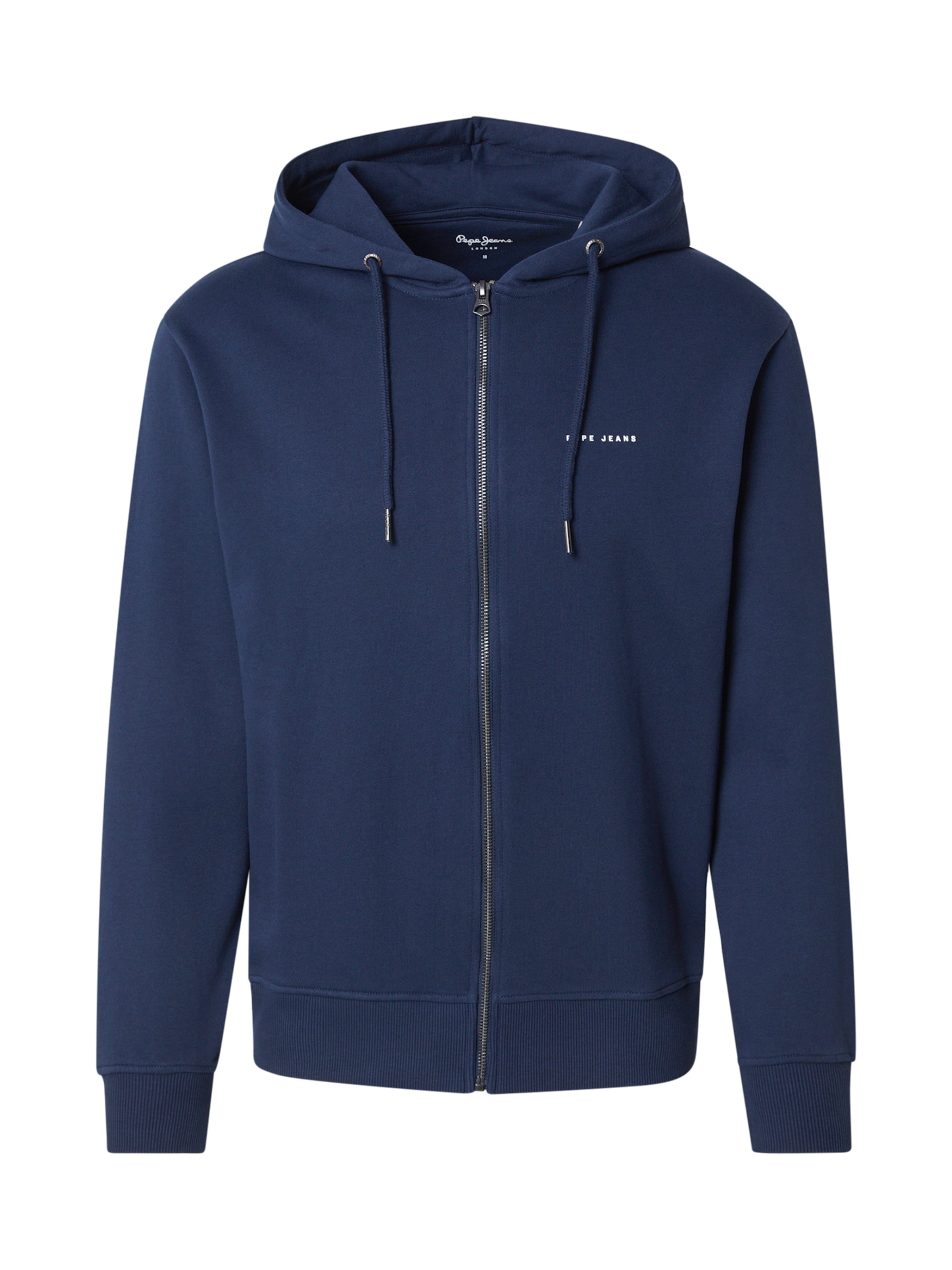 Pepe Jeans Sweatvest in Blauw: voorkant