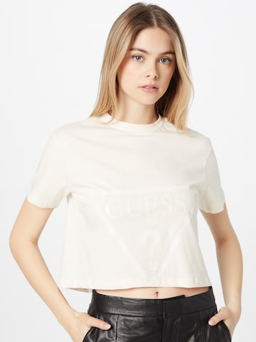 GUESS Sportshirt 'ADELE' in Weiß: predná strana