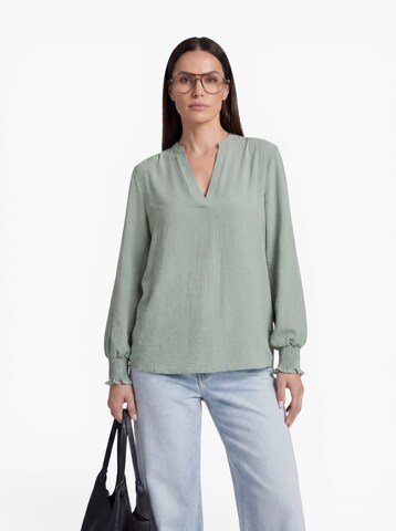 Chemisier 'CARMette' ONLY Carmakoma en vert : devant