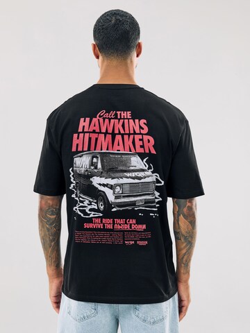 Next Póló 'Stranger Things' - fekete: elől