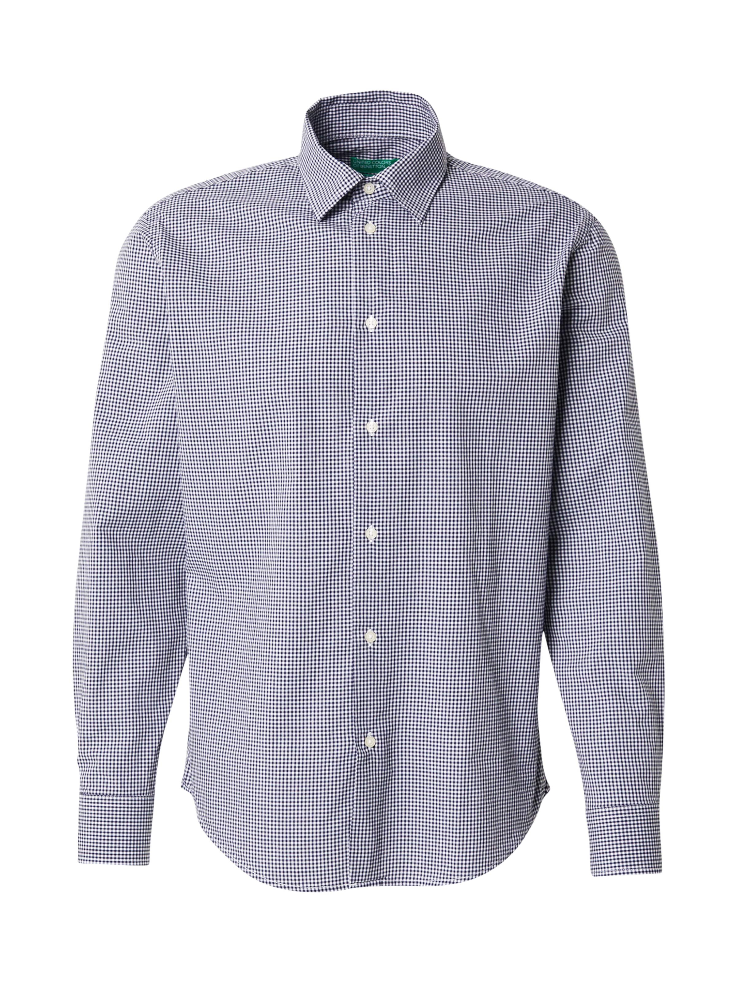 Regular fit Camicia di UNITED COLORS OF BENETTON in blu: frontale