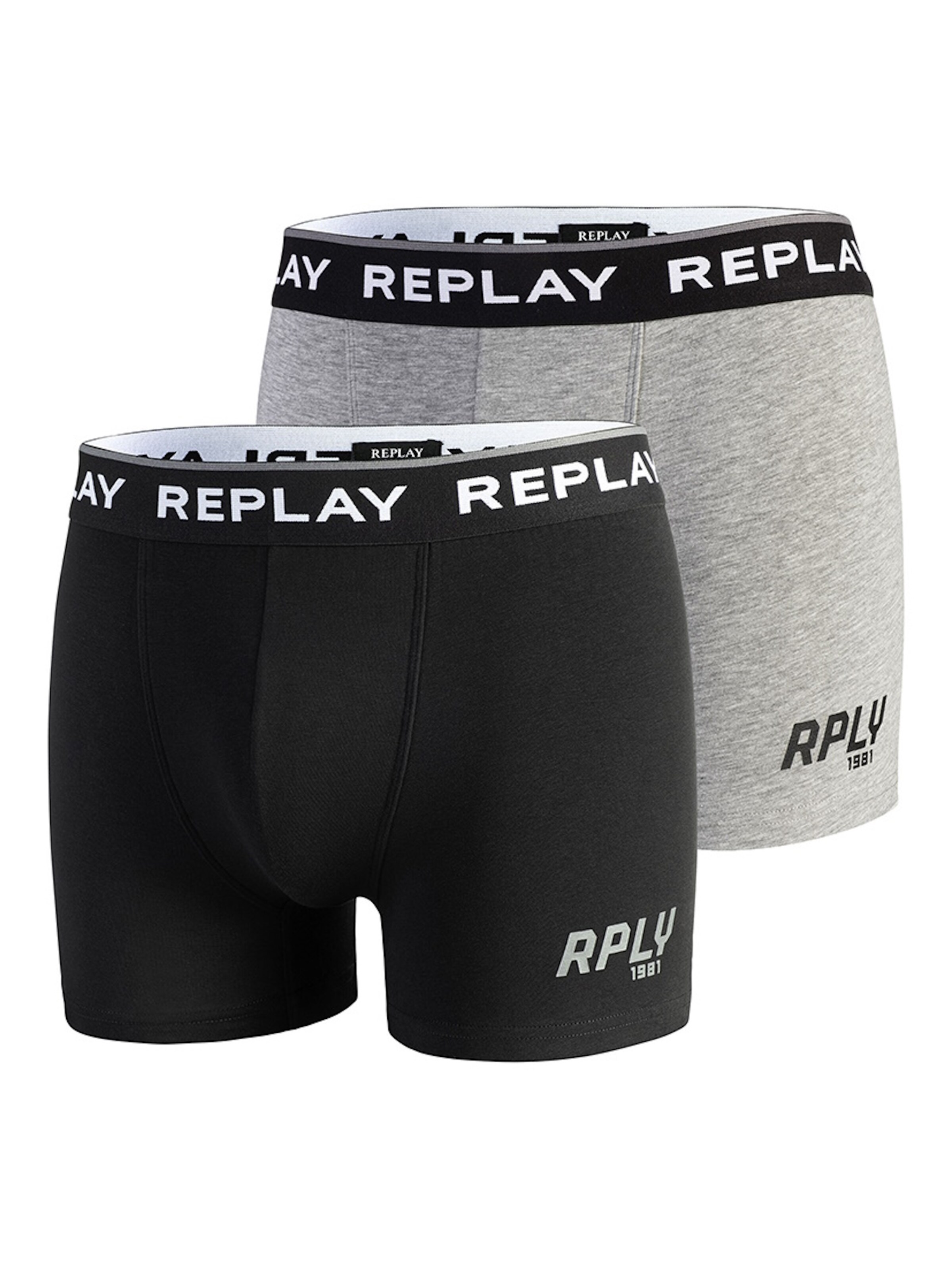 REPLAY Boxer shorts in Grey: front