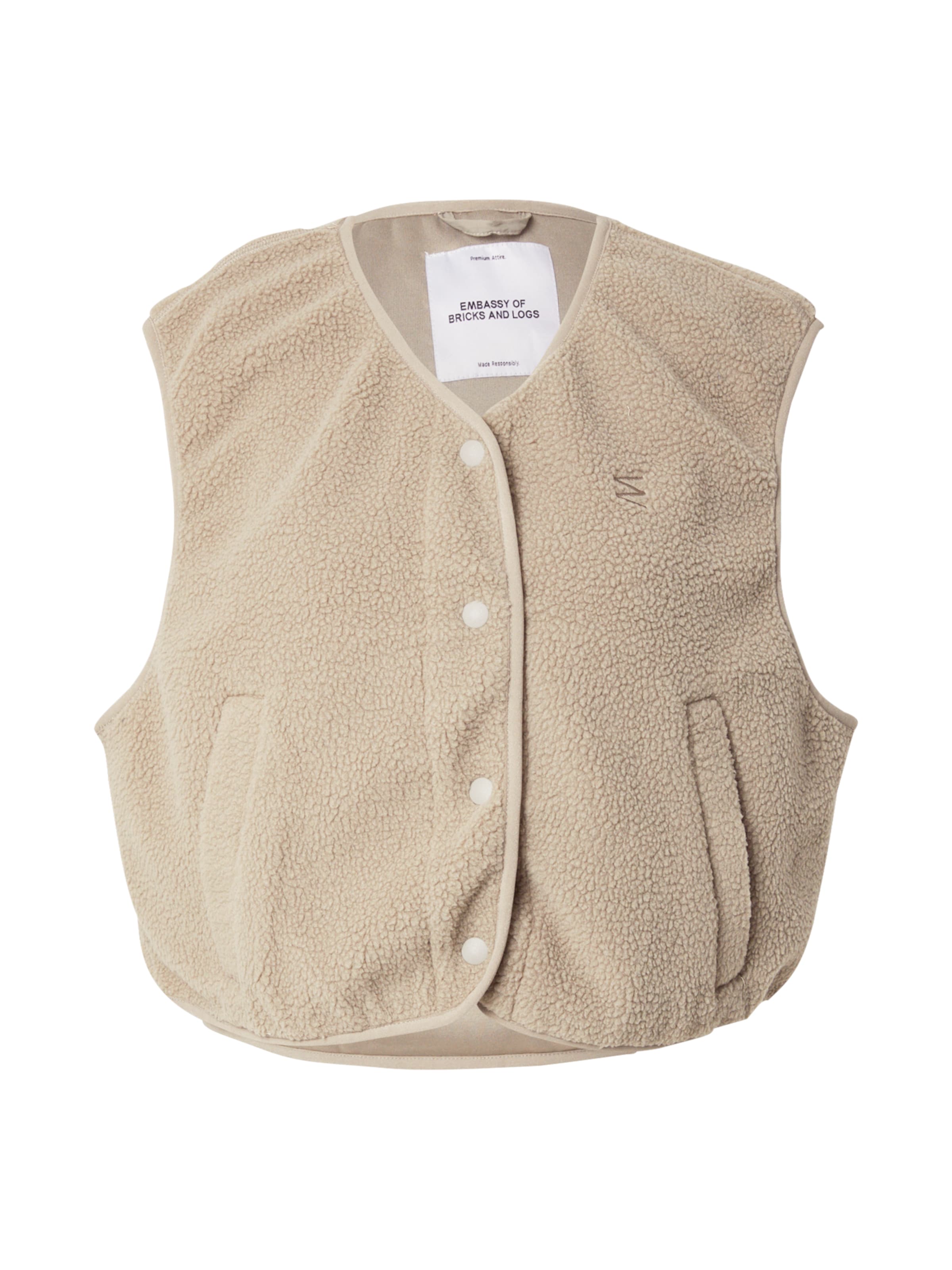 Embassy of Bricks and Logs Γιλέκο 'Belva' σε μπεζ: μπροστά