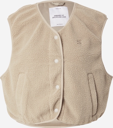 Gilet 'Belva' di Embassy of Bricks and Logs in beige: frontale