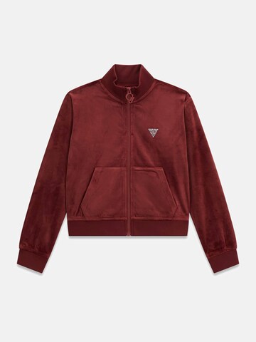 GUESS Sweatjacke in Rot: Vorderseite
