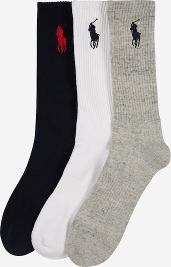 Polo Ralph Lauren Ponožky - šedá / červená / černá / bílá, Produkt