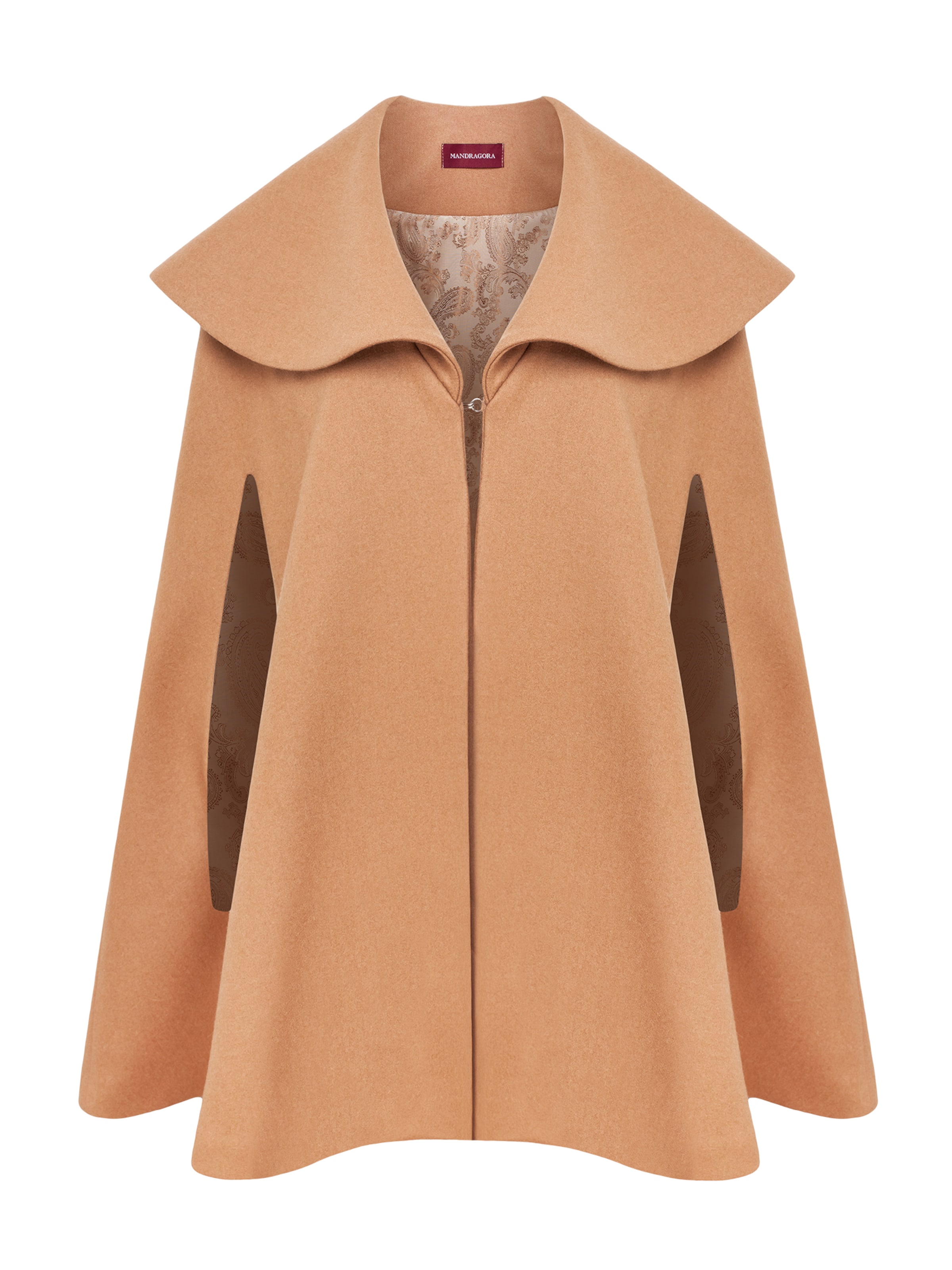 mandragora Kimono 'Sorte' in Braun: Vorderseite