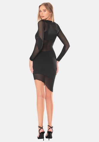 OW Collection Kleid 'Spiral' in Schwarz