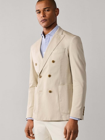 Coupe regular Veste de costume Hackett London en beige