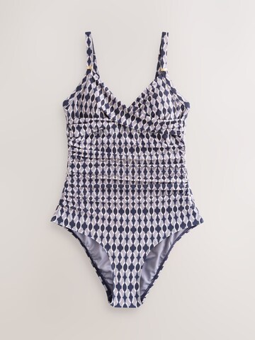 Triangle Maillot de bain modelant Next en bleu
