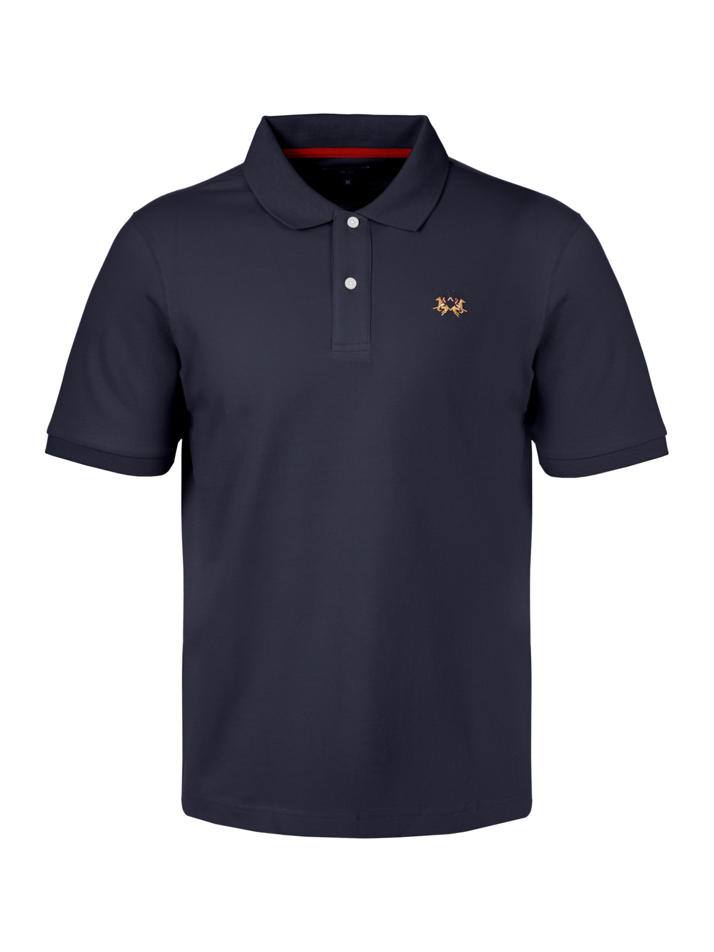 La Martina Shirt ' CCMP12 ' in Blauw: voorkant