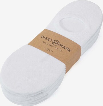 Chaussettes 'Invisible' WESTMARK LONDON en blanc