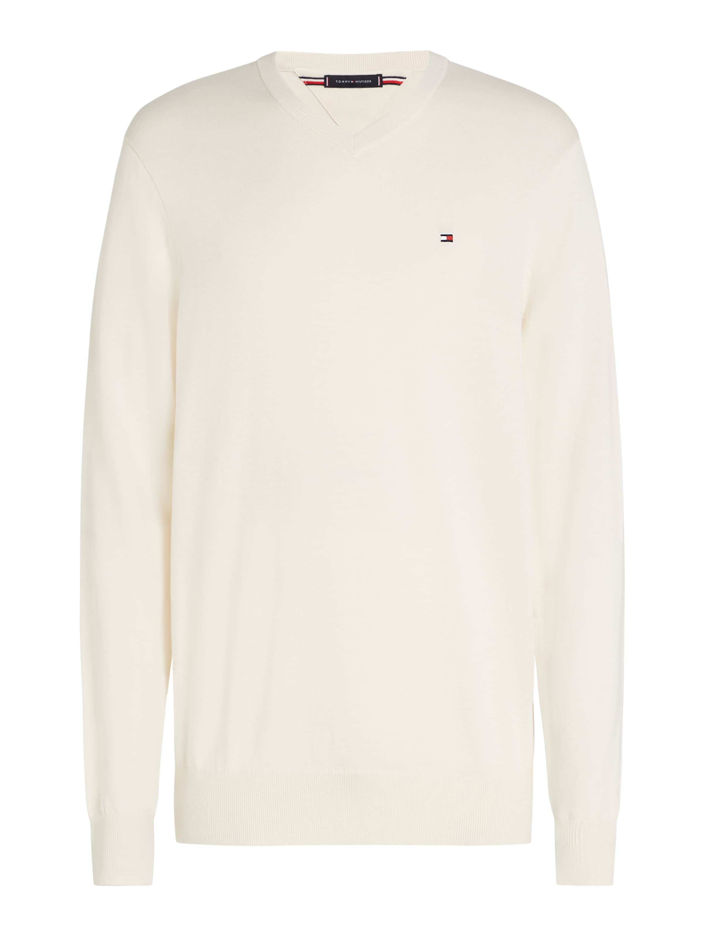 TOMMY HILFIGER Sweater 'ESSENTIAL' in Beige: front